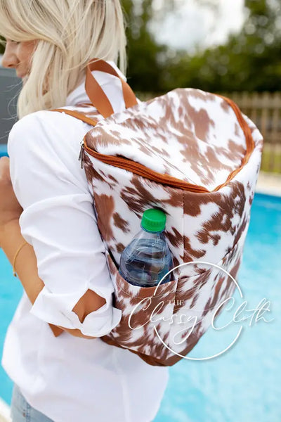 Cooler Backpack - Cow Hide Rts